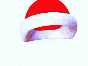SANTA HAT 3D - OBJ - FBX 3D Принт Модель