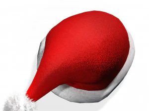 SANTA HAT 3D - OBJ - FBX 3D Print Model