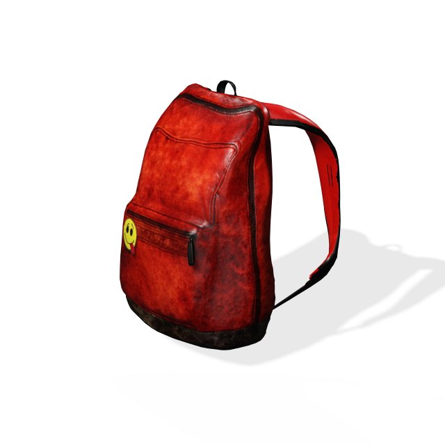 BACKPACK 3D MODEL 3D Baskı Modeli .c4d .max .obj .3ds .fbx .stl .blend 