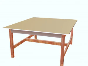 TABLE 3D MODEL 3D Print Model