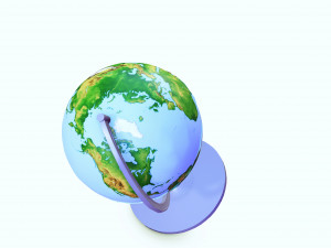 Globe 3D MODEL 3D Принт Модель