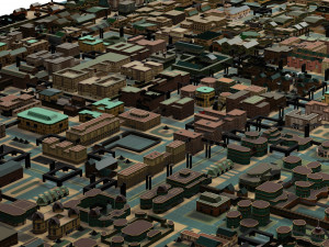 CITY 3D MODEL Model Cetak 3D