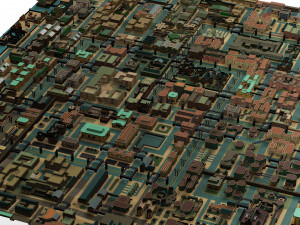 CITY 3D MODEL Model Cetak 3D