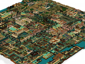 CITY 3D MODEL Model Cetak 3D