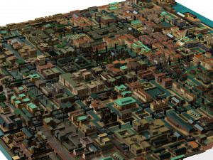 CITY 3D MODEL Model Cetak 3D