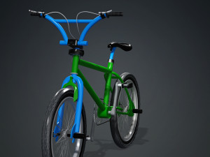 BICYCLE 3D MODEL - OBJ - FBX - 3D PRINTING - 3D PROJECT - GAME READY 3D 모델