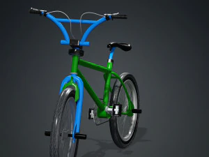 BICYCLE 3D MODEL - OBJ - FBX - 3D PRINTING - 3D PROJECT - GAME READY 3D Model