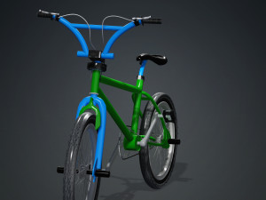 BICYCLE 3D MODEL - OBJ - FBX - 3D PRINTING - 3D PROJECT - GAME READY 3D 모델