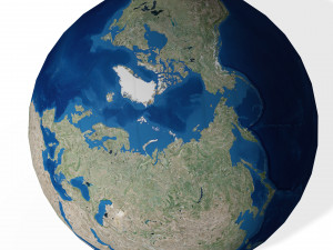 DOWNLOAD PLANET EARTH 3D MODEL - OBJ - FBX - 3D PRINTING - 3D PROJECT - GAME READY 3D Model