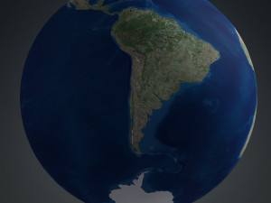 DOWNLOAD PLANET EARTH 3D MODEL - OBJ - FBX - 3D PRINTING - 3D PROJECT - GAME READY 3D Model