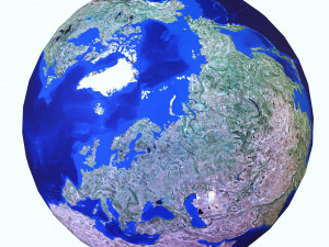 DOWNLOAD PLANET EARTH 3D MODEL - OBJ - FBX - 3D PRINTING - 3D PROJECT - GAME READY 3D Model