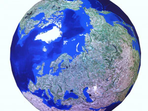 DOWNLOAD PLANET EARTH 3D MODEL - OBJ - FBX - 3D PRINTING - 3D PROJECT - GAME READY 3D Model