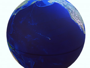 DOWNLOAD PLANET EARTH 3D MODEL - OBJ - FBX - 3D PRINTING - 3D PROJECT - GAME READY 3D Model