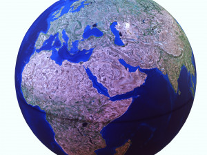 DOWNLOAD PLANET EARTH 3D MODEL - OBJ - FBX - 3D PRINTING - 3D PROJECT - GAME READY 3D Model