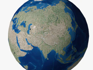 DOWNLOAD PLANET EARTH 3D MODEL - OBJ - FBX - 3D PRINTING - 3D PROJECT - GAME READY 3D Model