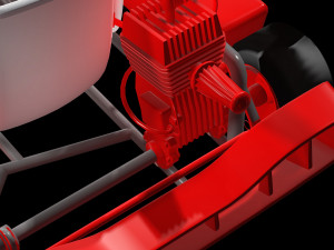 CAR 3D MODEL CAR - OBJ - FBX - 3D PRINTING - 3D PROJECT - CAR F1 AUTO CAR Model 3D