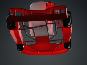 CAR 3D MODEL CAR - OBJ - FBX - 3D PRINTING - 3D PROJECT - CAR F1 AUTO CAR Model 3D