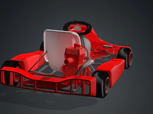 CAR 3D MODEL CAR - OBJ - FBX - 3D PRINTING - 3D PROJECT - CAR F1 AUTO CAR 3D Model