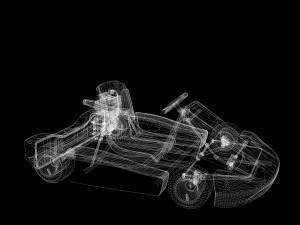 CAR 3D MODEL CAR - OBJ - FBX - 3D PRINTING - 3D PROJECT - CAR F1 AUTO CAR Model 3D