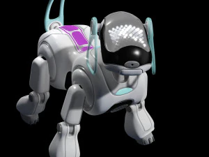 DOG SCIFI 3D MODEL - OBJ - FBX - 3D PRINTING - 3D PROJECT - SCIFI DOG 3D Model