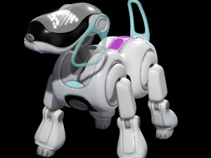 DOG SCIFI 3D MODEL - OBJ - FBX - 3D PRINTING - 3D PROJECT - SCIFI DOG 3D Model