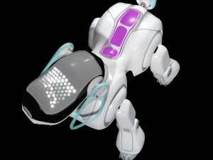 DOG SCIFI 3D MODEL - OBJ - FBX - 3D PRINTING - 3D PROJECT - SCIFI DOG 3D Model