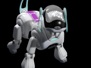 DOG SCIFI 3D MODEL - OBJ - FBX - 3D PRINTING - 3D PROJECT - SCIFI DOG 3D Model