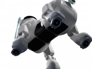 DOG SCIFI 3D MODEL - OBJ - FBX - 3D PRINTING - 3D PROJECT - SCIFI DOG 3D Model