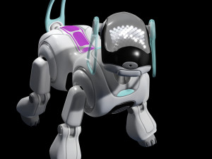 DOG SCIFI 3D MODEL - OBJ - FBX - 3D PRINTING - 3D PROJECT - SCIFI DOG 3Dモデル
