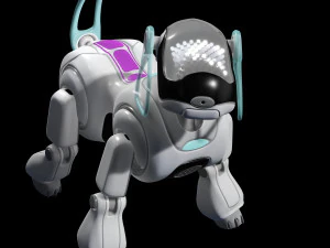 DOG SCIFI 3D MODEL - OBJ - FBX - 3D PRINTING - 3D PROJECT - SCIFI DOG 3D Model