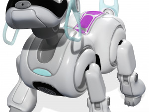 DOG SCIFI 3D MODEL - OBJ - FBX - 3D PRINTING - 3D PROJECT - SCIFI DOG 3Dモデル
