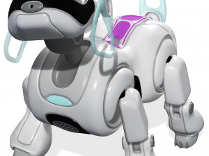 DOG SCIFI 3D MODEL - OBJ - FBX - 3D PRINTING - 3D PROJECT - SCIFI DOG 3D Model