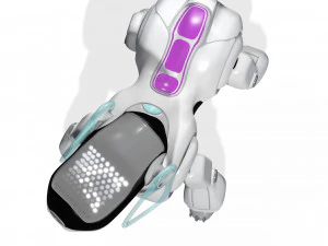 DOG SCIFI 3D MODEL - OBJ - FBX - 3D PRINTING - 3D PROJECT - SCIFI DOG 3D Model