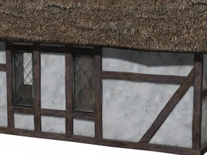 MEDIEVAL HOUSE 3D MODEL - OBJ - FBX - 3D PRINTING - MEDIEVAL - HOUSE READY MEDIEVAL 3D Model