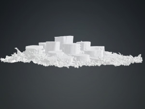 CUTTED TREES 3D MODEL - OBJ - FBX - 3D PRINTING - 3D PROJECT - GAME READY Modèle 3D