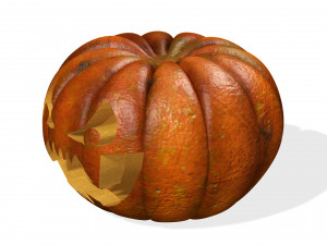 PUMPKIN FOR HALLOWEEN 3D MODEL - OBJ - FBX - 3D PRINTING - HALLOWEEN - PUMPKIN Modelo 3D