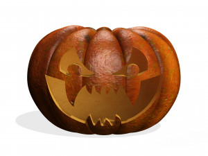 PUMPKIN FOR HALLOWEEN 3D MODEL - OBJ - FBX - 3D PRINTING - HALLOWEEN - PUMPKIN Modelo 3D