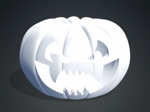 PUMPKIN FOR HALLOWEEN 3D MODEL - OBJ - FBX - 3D PRINTING - HALLOWEEN - PUMPKIN Modelo 3D