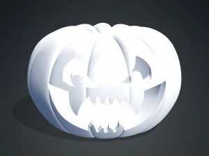 PUMPKIN FOR HALLOWEEN 3D MODEL - OBJ - FBX - 3D PRINTING - HALLOWEEN - PUMPKIN 3D Model