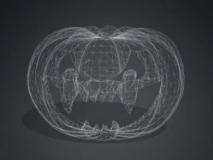 PUMPKIN FOR HALLOWEEN 3D MODEL - OBJ - FBX - 3D PRINTING - HALLOWEEN - PUMPKIN 3D Model