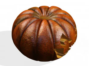 PUMPKIN FOR HALLOWEEN 3D MODEL - OBJ - FBX - 3D PRINTING - HALLOWEEN - PUMPKIN 3D Model