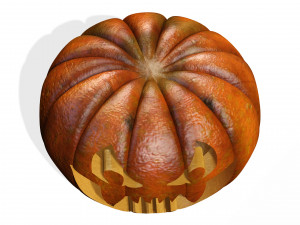 PUMPKIN FOR HALLOWEEN 3D MODEL - OBJ - FBX - 3D PRINTING - HALLOWEEN - PUMPKIN Modelo 3D