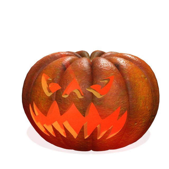 PUMPKIN FOR HALLOWEEN 3D MODEL - OBJ - FBX - 3D PRINTING - 3D PROJECT - GAME READY - PUMPKIN 3D 모델 .c4d .max .obj .3ds .fbx .stl .blend 