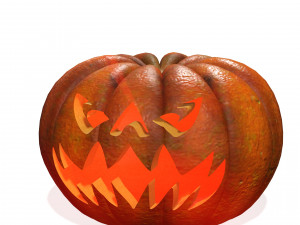 PUMPKIN FOR HALLOWEEN 3D MODEL - OBJ - FBX - 3D PRINTING - 3D PROJECT - GAME READY - PUMPKIN 3D 모델