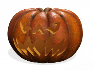 PUMPKIN FOR HALLOWEEN 3D MODEL - OBJ - FBX - 3D PRINTING - 3D PROJECT - GAME READY - PUMPKIN 3D 모델
