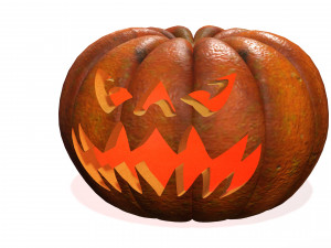 PUMPKIN FOR HALLOWEEN 3D MODEL - OBJ - FBX - 3D PRINTING - 3D PROJECT - GAME READY - PUMPKIN 3D 모델