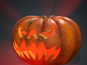 PUMPKIN FOR HALLOWEEN 3D MODEL - OBJ - FBX - 3D PRINTING - 3D PROJECT - GAME READY - PUMPKIN 3D 모델