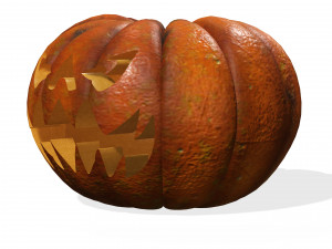 PUMPKIN FOR HALLOWEEN 3D MODEL - OBJ - FBX - 3D PRINTING - 3D PROJECT - GAME READY - PUMPKIN 3D 모델