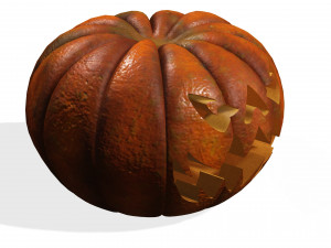 PUMPKIN FOR HALLOWEEN 3D MODEL - OBJ - FBX - 3D PRINTING - 3D PROJECT - GAME READY - PUMPKIN 3D 모델