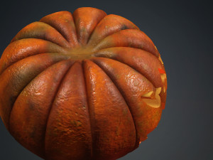 PUMPKIN FOR HALLOWEEN 3D MODEL - OBJ - FBX - 3D PRINTING - 3D PROJECT - GAME READY - PUMPKIN 3D 모델
